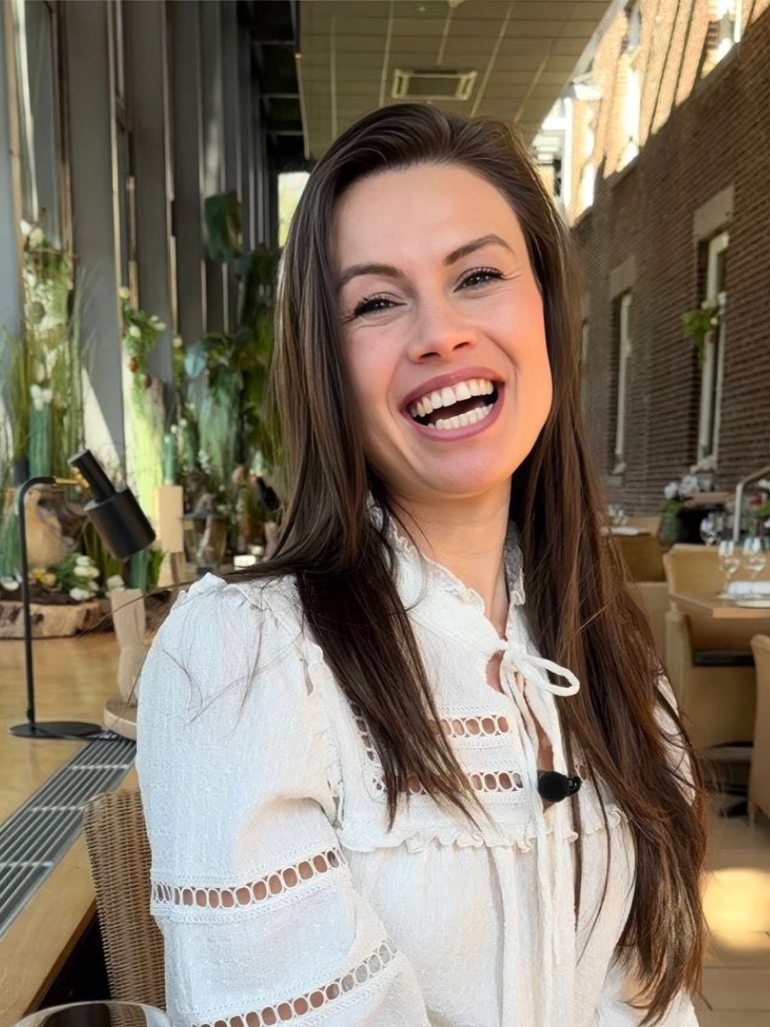 Candid portrait, smiling